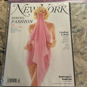 New York magazine February 25 2008 featuring Lindsay Lohan r